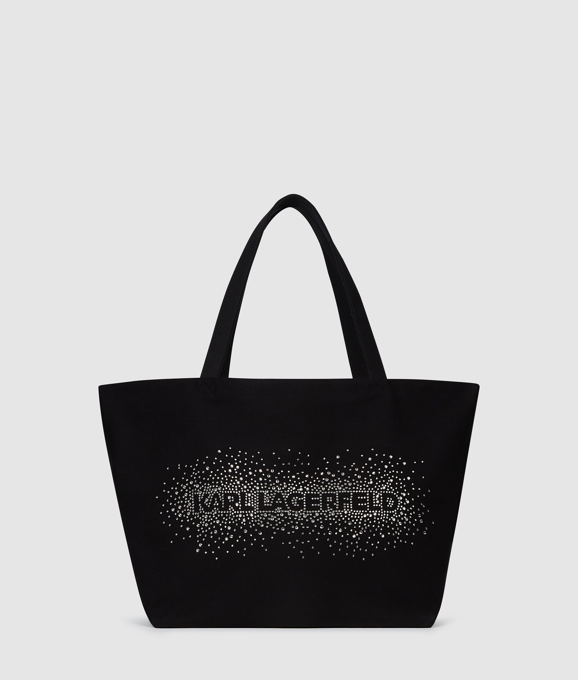 Logo rhinestone shopper