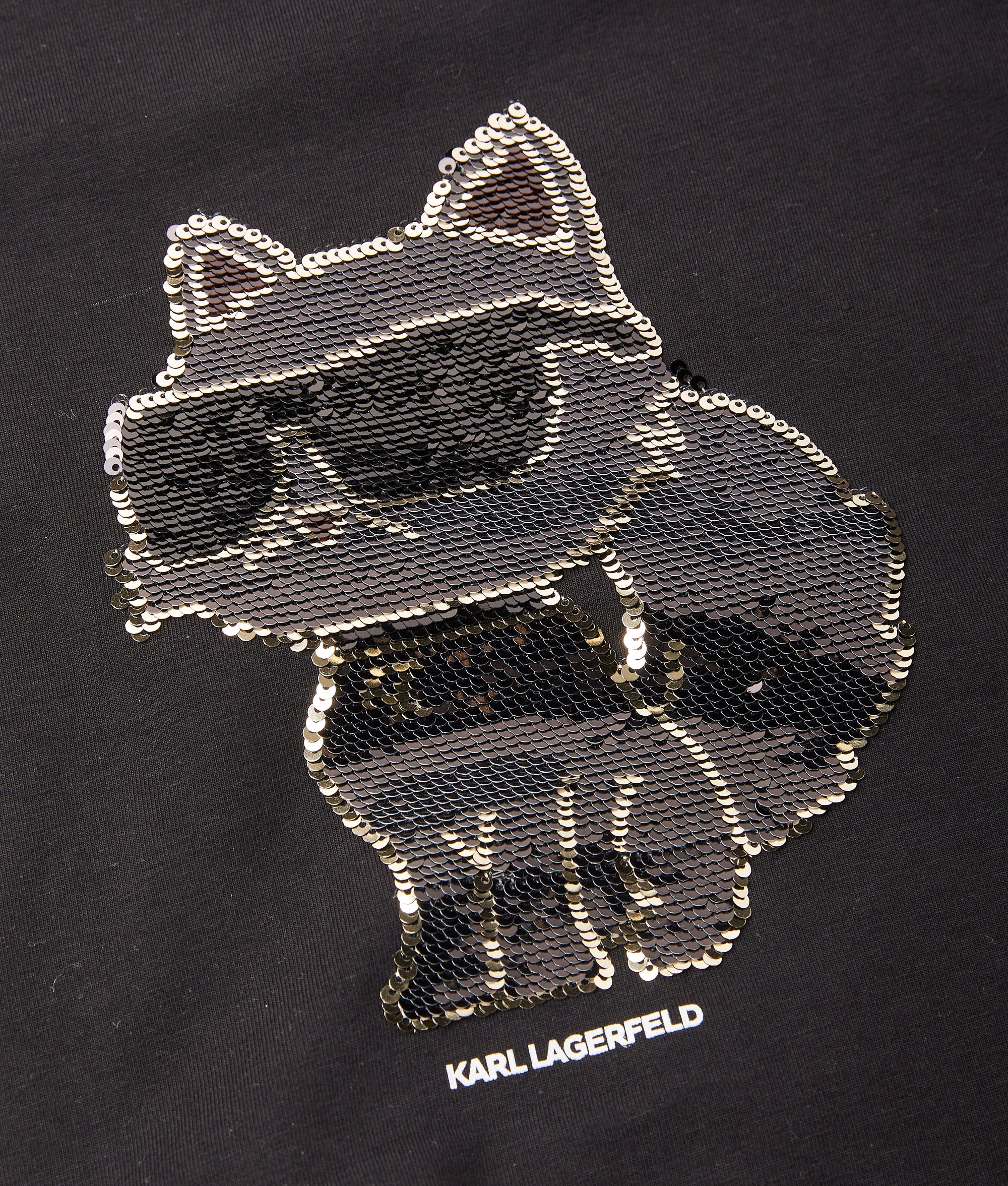Girls sequin Ikon Choupette T-shirt - Image 4