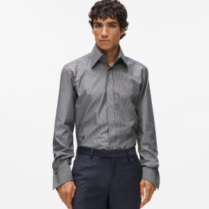 Diagonal cuff shirt