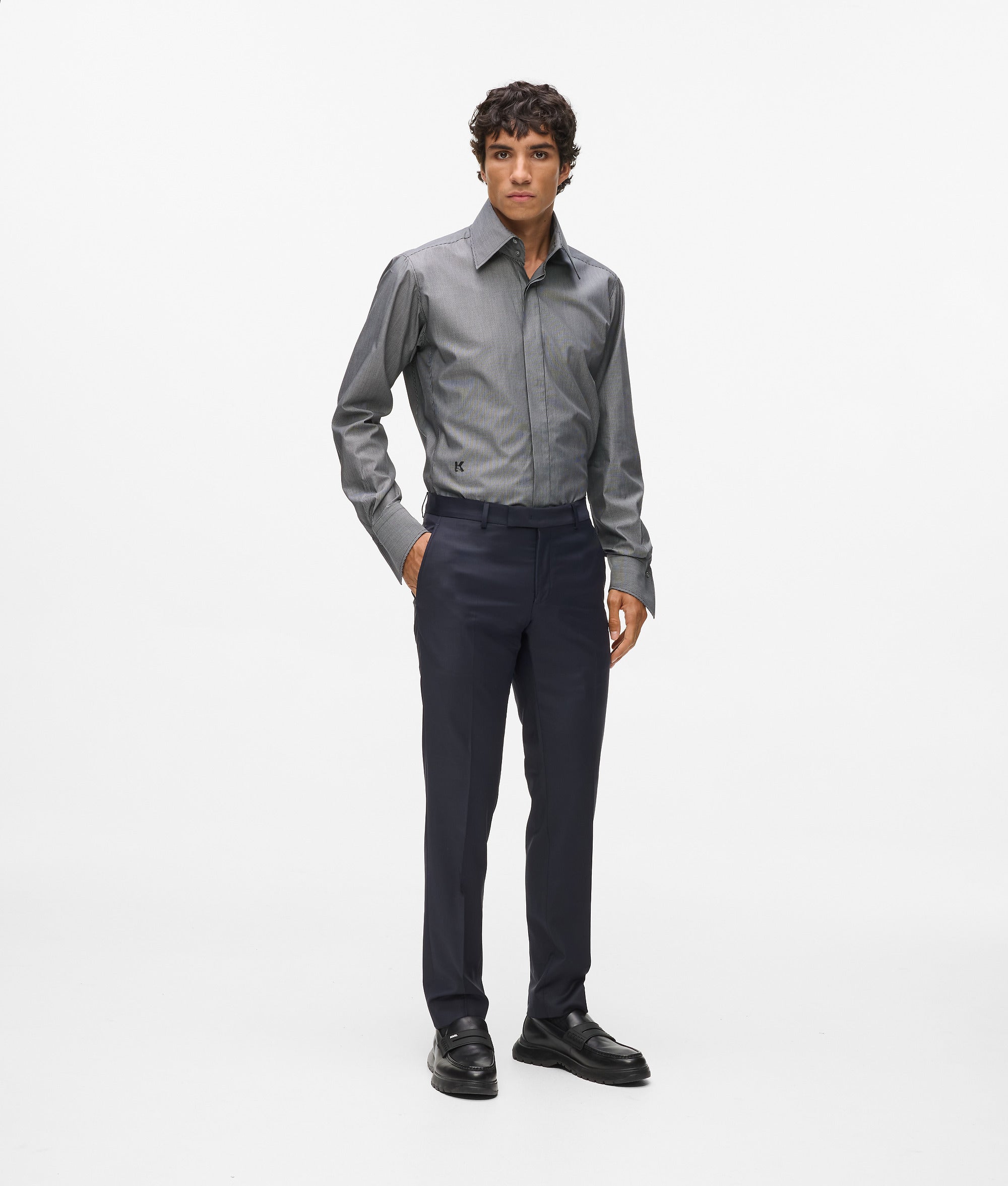 Diagonal cuff shirt - Image 4