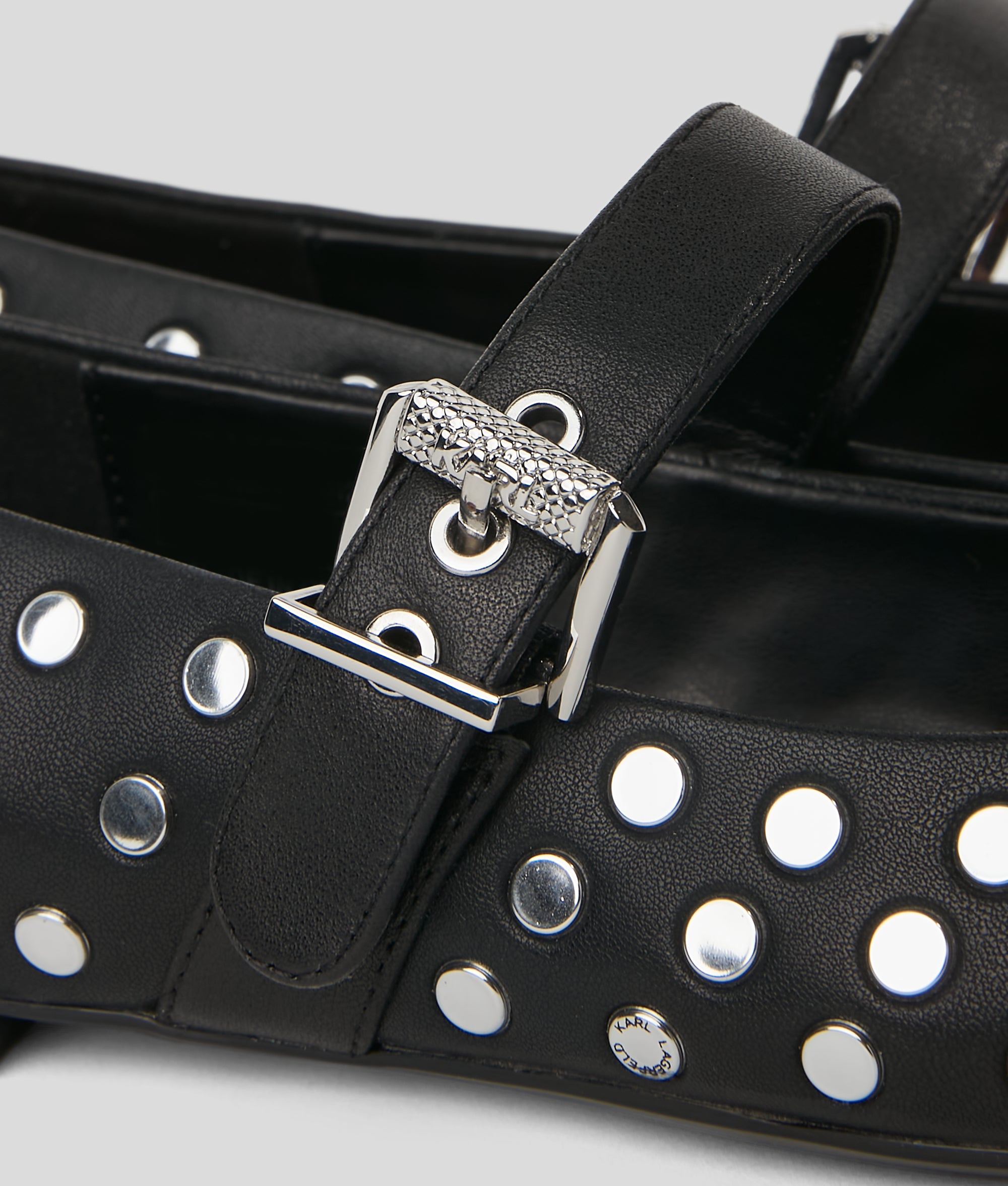 KARO STUDDED BALLET FLATS - Image 2